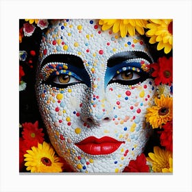 Flower Painting Canvas Print