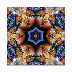 Psychedelic Mandala 14 Canvas Print