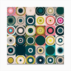 Abstract Circles 1 Canvas Print