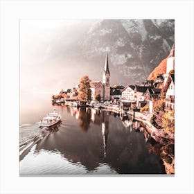 Hallstatt Town, Styria, Austria Canvas Print