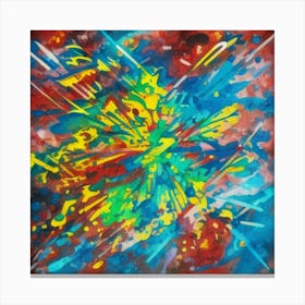 Abstract painting art 28 Canvas Print