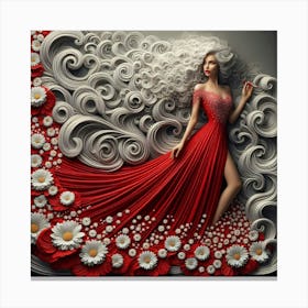 3d Art 3 Canvas Print