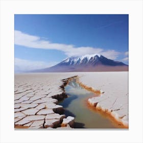Chilean Salt Flats Canvas Print
