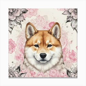 Shiba Inu 18 Canvas Print