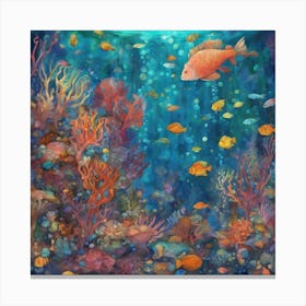 Under The Sea 6 Canvas Print