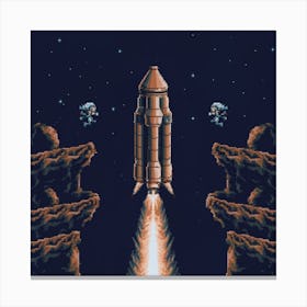 Nintendo Spaceship Canvas Print