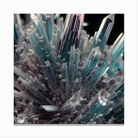 Microscopic View Of Crystal 1 Canvas Print