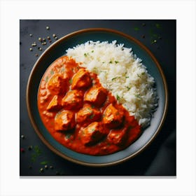 Indian Chicken Curry Canvas Print