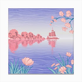 Ship In The Water Canvas Print