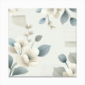 Leonardo Phoenix A Serene Illustration Of Japandiinspired Flor 3 (1) Canvas Print