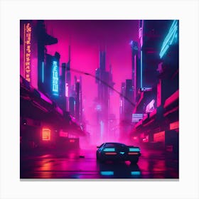 Futuristic City Canvas Print