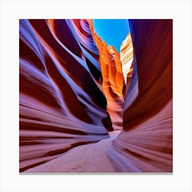The walls of the canyon 5 Canvas Print