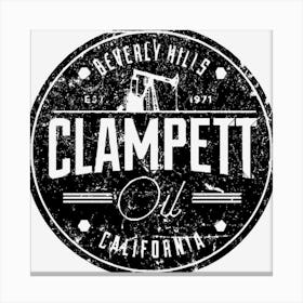 Clampett Oil Canvas Print