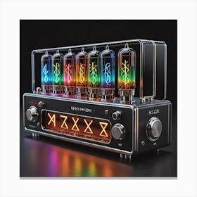 Tube Radio Canvas Print