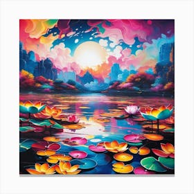 Lotus Lily 3 Canvas Print