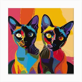 Kisha2849 Burmese Cats Colorful Picasso Style No Negative Space E5ecca81 1b66 4715 8291 605af49d9376 Canvas Print