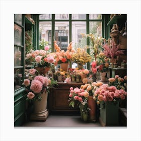 Flower Shop Canvas Print