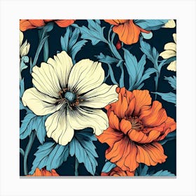 Floral Pattern 11 Canvas Print