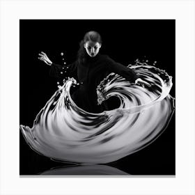 Dancer In Water Canvas Print