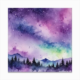 Aurora Sky Canvas Print