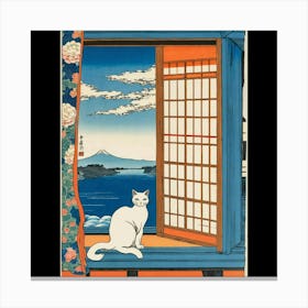 Kawaii Cat 1 Canvas Print