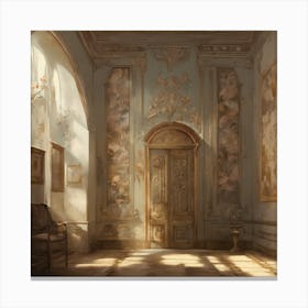 Room In A Castle 4 Canvas Print