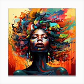 Afrofuturism 60 Canvas Print