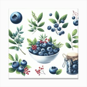 Blueberry 2 Canvas Print