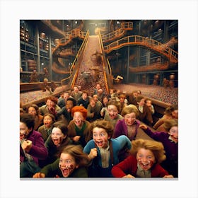 Harry Potter And The Chocolate Factory Canvas Print