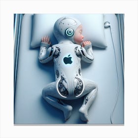 Apple Baby Canvas Print