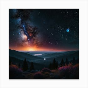 Milky Way 20 Canvas Print