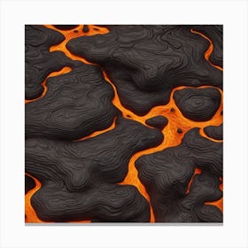 Lava Flow 6 Canvas Print