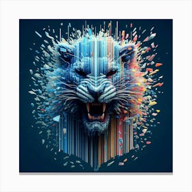 Lion Art 1 Canvas Print