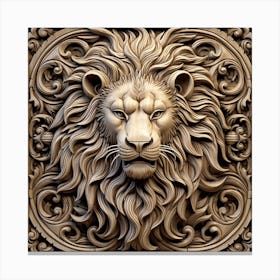 Lion Head Canvas Print