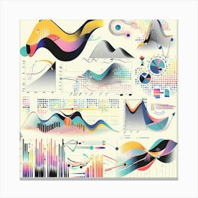 Infographics Set Canvas Print