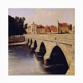 THOMOND BRIDGE, LIMERICK 1900 Canvas Print