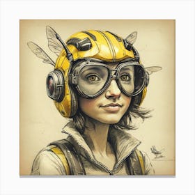 Bee Girl 1 Canvas Print