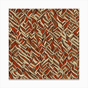 A Seamless Pattern Asymmetrical Zigzags And Jagged Lines, Herringbone Pattern, 148 Canvas Print