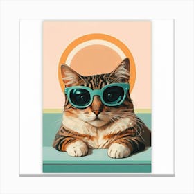 Catnap Paradise Print Art Canvas Print