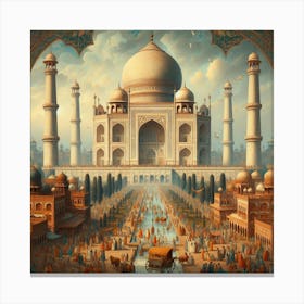 Taj Mahal 13 Canvas Print