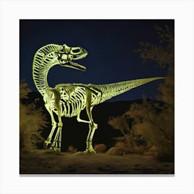 Dinosaur Skeleton Canvas Print