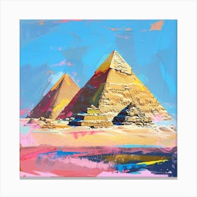 Pyramids Of Giza Canvas Print