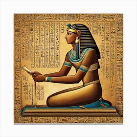 Egyptian Goddess 7 Canvas Print