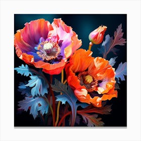 Poppies 41 Canvas Print