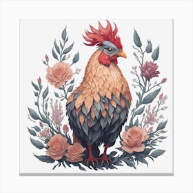 Beautiful Rooster (2) Canvas Print