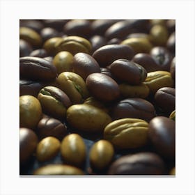 Coffee Beans 381 Canvas Print