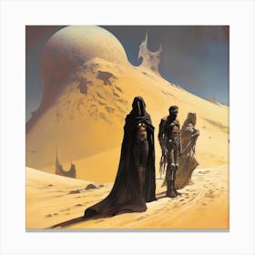 Dune Fan Art Sci Fi Canvas Print