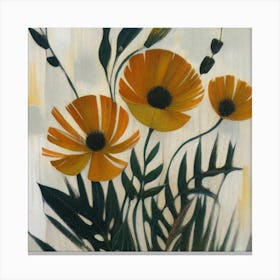 Yellow Poppies 1 Canvas Print