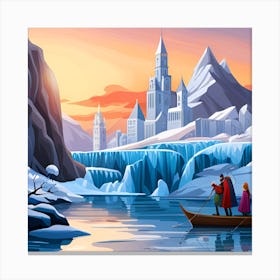 Ice Castle Canvas Print