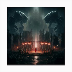 City At Night Canvas Print